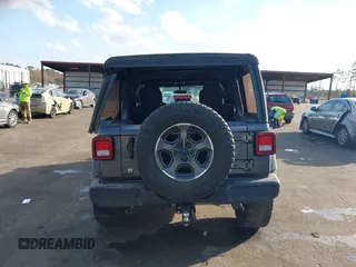 2022 Jeep Wrangler Unlimited Sport with VIN 1C4HJXDG1NW167066, listed as a IAAI auction lot 41572221 with 48,356 mi miles and . Bid and sale history available at DreamBid. Image 15.