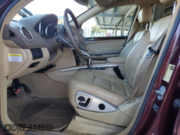 2010 Mercedes-Benz M 350 with VIN 4JGBB2FB7AA615630, listed as a Copart auction lot 51185315 with 168,742 mi miles and Clean Title. Bid and sale history available at DreamBid. Image 7.