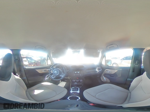 2017 Jeep Renegade Sport with VIN ZACCJAAB2HPF93866, listed as a Copart auction lot 50313915 with 82,444 mi miles and Salvage Title. Bid and sale history available at DreamBid. Image 15.