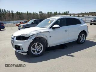 2019 Audi Q5 Premium z VIN WA1ANAFY4K2125898, wystawiony jako Copart lot #55009965 z przebiegiem Nie podano mil oraz Szkoda całkowita • Salvage title. Historia ofert i sprzedaży dostępna na DreamBid. Obrazek 1.