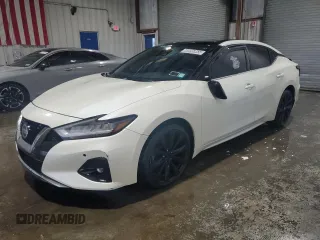 2019 Nissan Maxima SR with VIN 1N4AA6AV6KC377762, listed as a Copart auction lot 60896865 with 110,540 mi miles and Clean title. Bid and sale history available at DreamBid. Image 1.