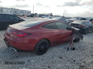 2024 Mercedes-Benz CLE 300 z VIN W1KMJ4HB9RF024261, wystawiony jako Copart lot #87213354 z przebiegiem 2104 mil mil oraz Szkody całkowita. Historia ofert i sprzedaży dostępna na DreamBid. Obrazek 3.