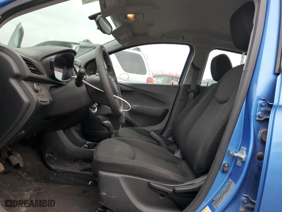 2017 Chevrolet Spark LS with VIN KL8CA6SA3HC721290, listed as a Copart auction lot 54197574 with 44,970 mi miles and Salvage Title. Bid and sale history available at carsss.com. Image 7.