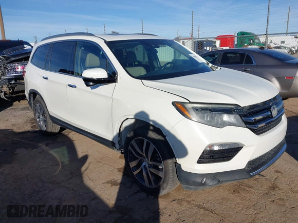 2017 Honda Pilot Touring with VIN 5FNYF6H93HB056387, listed as a IAAI auction lot 41095336 with 90,376 mi miles and . Bid and sale history available at DreamBid. Image 1.