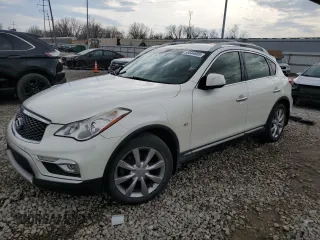 2017 Infiniti QX50 with VIN JN1BJ0RR6HM409098, listed as a Copart auction lot 50544885 with 202,865 mi miles and Salvage Title. Bid and sale history available at carsss.com. Image 1.