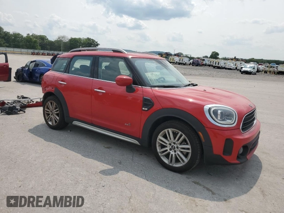 2022 MINI Countryman Cooper z VIN WMZ43BR0XN3N70746, wystawiony jako Copart lot #59487895 z przebiegiem 51 444 mil mil oraz Szkoda całkowita • Salvage title. Historia ofert i sprzedaży dostępna na DreamBid. Obrazek 4.