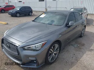 2021 Infiniti Q50 Sensory with VIN JN1EV7CP5MM703829, listed as a IAAI auction lot 41951117 with 60,314 mi miles and . Bid and sale history available at DreamBid. Image 6.