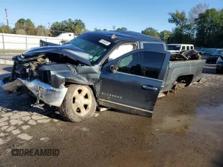 2017 Chevrolet Silverado 1500 LTZ with VIN 3GCPCSEJXHG429043, listed as a Copart auction lot 81534204 with Not Provided miles and Salvage Title. Bid and sale history available at DreamBid. Image 1.