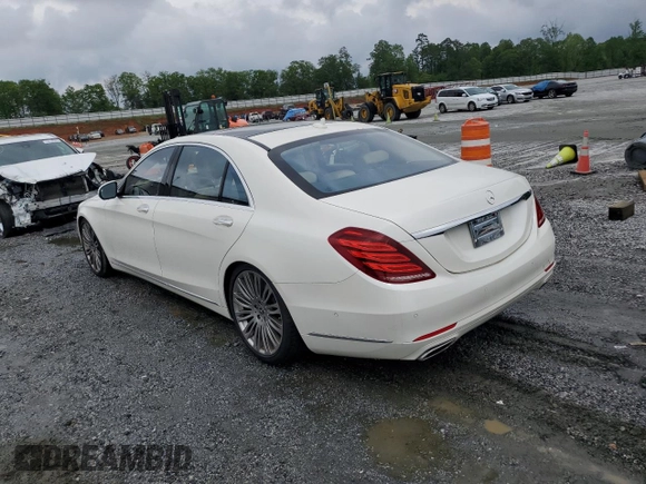 2015 Mercedes-Benz S-Class S 550 with VIN WDDUG8CB6FA141091, listed as a Copart auction lot 54586415 with 51,126 mi miles and Clean Title. Bid and sale history available at carsss.com. Image 2.