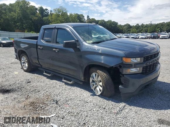 2020 Chevrolet Silverado 1500 Custom with VIN 1GCRWBEK9LZ339027, listed as a Copart auction lot 70393854 with 97,802 mi miles and Salvage Title. Bid and sale history available at carsss.com. Image 4.