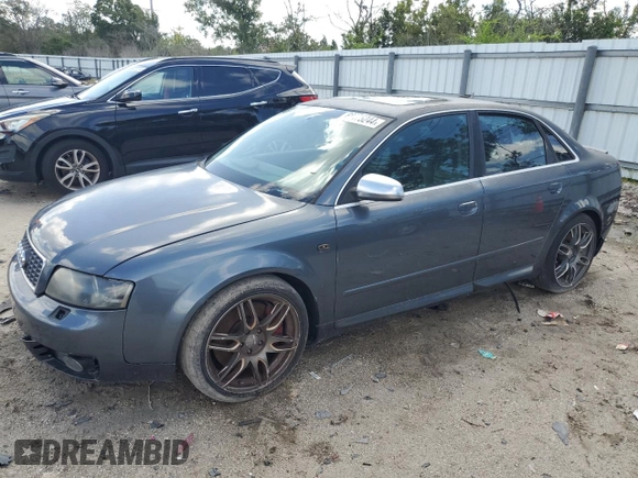 2005 Audi S4 z VIN WAUPL68E75A010595, wystawiony jako Copart lot #68475244 z przebiegiem 174 380 mil mil oraz Czysty tytuł • Clean title. Historia ofert i sprzedaży dostępna na DreamBid. Obrazek 1.