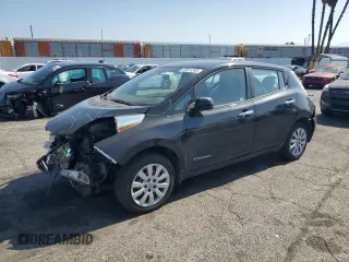 2015 Nissan LEAF S z VIN 1N4AZ0CP1FC326549, wystawiony jako Copart lot #59014385 z przebiegiem 77 880 mil mil oraz Szkoda całkowita • Salvage title. Historia ofert i sprzedaży dostępna na DreamBid. Obrazek 1.