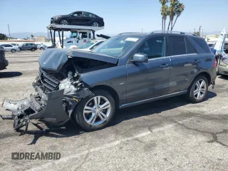 2012 Mercedes-Benz M 350 with VIN 4JGDA5HB3CA021162, listed as a Copart auction lot 63347105 with 151,616 mi miles and Salvage title. Bid and sale history available at DreamBid. Image 1.