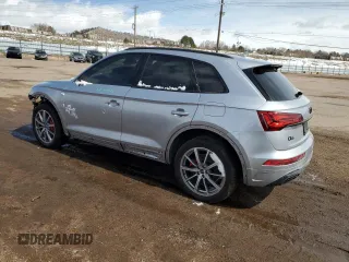 2024 Audi Q5 S line Premium Plus with VIN WA1E2AFY2R2130229, listed as a Copart auction lot 49924335 with 2,856 mi miles and Salvage title. Bid and sale history available at DreamBid. Image 2.