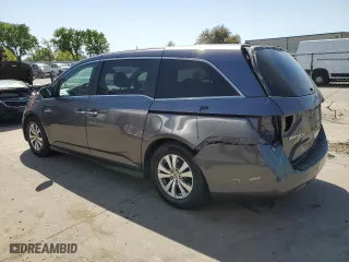 2015 Honda Odyssey EX-L with VIN 5FNRL5H68FB055570, listed as a Copart auction lot 53642005 with 138,928 mi miles and Salvage Title. Bid and sale history available at carsss.com. Image 2.