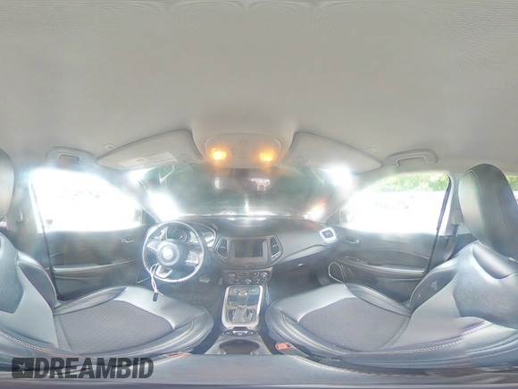 2017 Jeep Compass Latitude with VIN 3C4NJCBB3HT611495, listed as a Copart auction lot 55950525 with 66,051 mi miles and Non repairable. Bid and sale history available at DreamBid. Image 15.