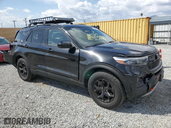 2023 Ford Explorer Timberline z VIN 1FMSK8JH6PGA01222, wystawiony jako Copart lot #51848475 z przebiegiem 46 454 mil mil oraz Szkoda całkowita • Salvage title. Historia ofert i sprzedaży dostępna na DreamBid. Obrazek 4.