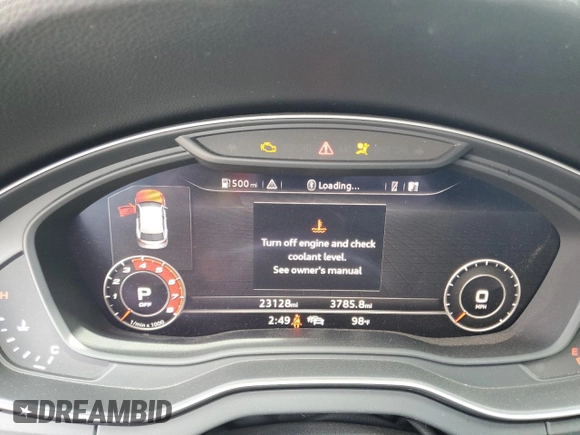 2018 Audi SQ5 Prestige with VIN WA1C4AFY8J2183653, listed as a Copart auction lot 65674224 with 23,128 mi miles and Salvage Title. Bid and sale history available at DreamBid. Image 9.
