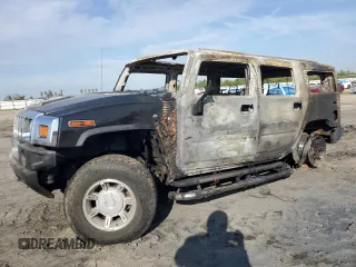 2005 Hummer H2 SUV with VIN 5GRGN23U15H116826, listed as a Copart auction lot 48762625 with 0 mi miles and Non Repairable. Bid and sale history available at carsss.com. Image 1.