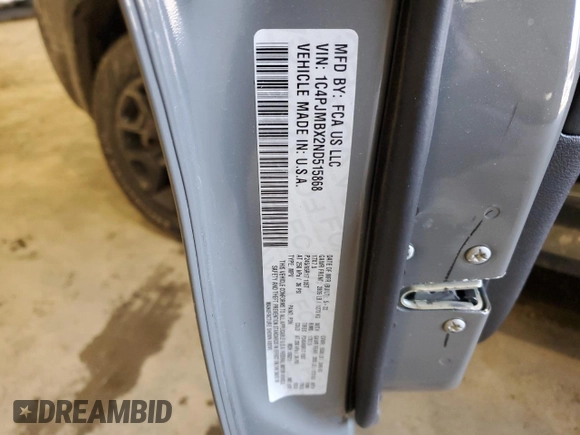 2022 Jeep Cherokee Trailhawk with VIN 1C4PJMBX2ND515868, listed as a Copart auction lot 47689335 with 47,903 mi miles and Salvage Title. Bid and sale history available at carsss.com. Image 13.