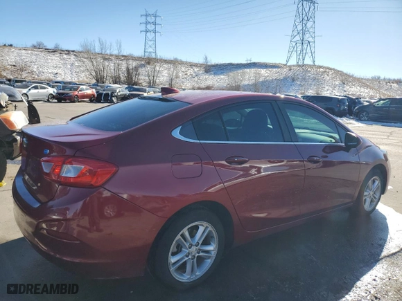 2017 Chevrolet Cruze LT with VIN 1G1BH5SE6H7229544, listed as a Copart auction lot 87502315 with 96,898 mi miles and Salvage Title. Bid and sale history available at carsss.com. Image 3.
