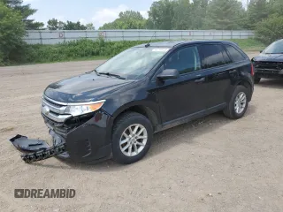 2013 Ford Edge SE z VIN 2FMDK3GC6DBE32847, wystawiony jako Copart lot #63794835 z przebiegiem 162 423 mil mil oraz Czysty tytuł • Clean title. Historia ofert i sprzedaży dostępna na DreamBid. Obrazek 1.