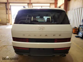 2025 Hyundai Santa Fe SEL with VIN 5NMP24GL1SH078922, listed as a Copart auction lot 42226475 with 407 mi miles and Salvage Title. Bid and sale history available at carsss.com. Image 6.