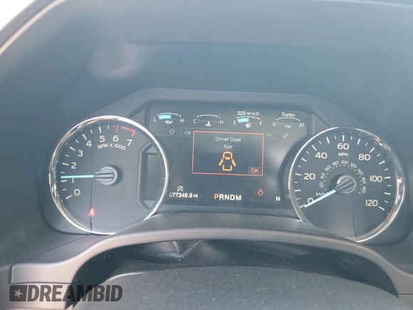 2019 Ford F-150 XL with VIN 1FTEW1E43KFB13866, listed as a Copart auction lot 53260855 with 77,346 mi miles and Salvage Title. Bid and sale history available at carsss.com. Image 9.