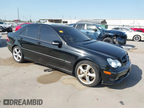 2006 Mercedes-Benz C Sport with VIN WDBRF52H46E021580, listed as a IAAI auction lot 41843935 with 78,991 mi miles. Bid and sale history available at carsss.com. Image 1.