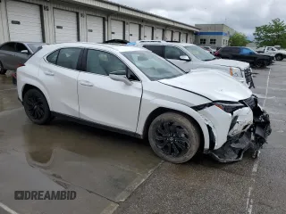 2023 Lexus UX 250h Premium with VIN JTHP9JBH5P2065064, listed as a Copart auction lot 55804155 with 25,204 mi miles and Salvage title. Bid and sale history available at DreamBid. Image 4.