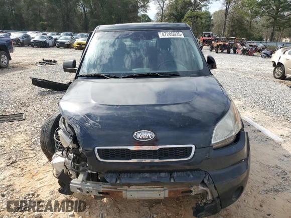 2011 Kia Soul + with VIN KNDJT2A22B7345581, listed as a Copart auction lot 47206035 with 0 mi miles and Salvage Title. Bid and sale history available at carsss.com. Image 5.