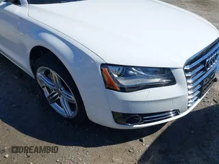 2013 Audi A8 L 3.0L with VIN WAURGAFD8DN033742, listed as a IAAI auction lot 41775363 with 101,610 mi miles. Bid and sale history available at carsss.com. Image 6.