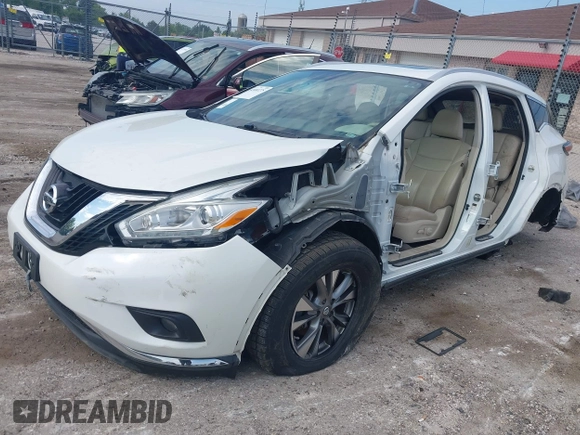 2016 Nissan Murano Platinum with VIN 5N1AZ2MHXGN117941, listed as a IAAI auction lot 42480275 with 78,182 mi miles and . Bid and sale history available at DreamBid. Image 2.