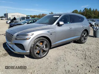 2025 Genesis GV80 Prestige with VIN KMUHEESC2SU213789, listed as a Copart auction lot 80718504 with 6,644 mi miles and Salvage Title. Bid and sale history available at DreamBid. Image 1.