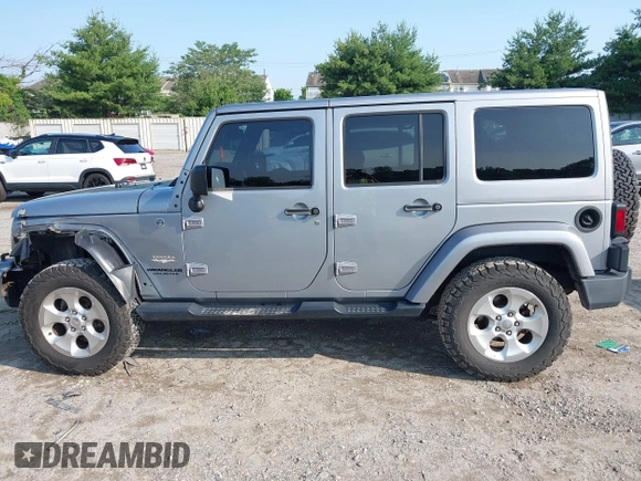 2015 Jeep Wrangler Unlimited Sahara with VIN 1C4BJWEG9FL570780, listed as a IAAI auction lot 42474940 with 116,226 mi miles and . Bid and sale history available at DreamBid. Image 15.