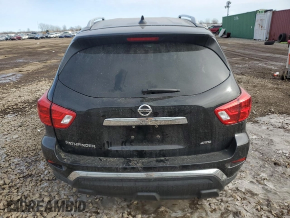 2019 Nissan Pathfinder S with VIN 5N1DR2MM5KC599006, listed as a Copart auction lot 44406955 with 89,593 mi miles and Salvage Title. Bid and sale history available at carsss.com. Image 6.