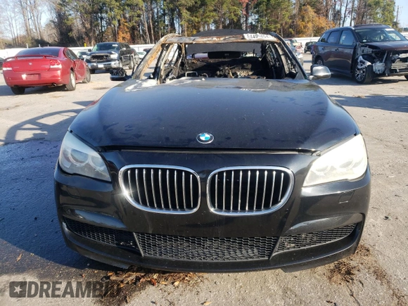 2014 BMW 7 Series ALPINA B7 with VIN WBAYE8C53ED135058, listed as a Copart auction lot 84494854 with 0 mi miles and Salvage Title. Bid and sale history available at carsss.com. Image 5.