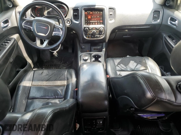 2017 Dodge Durango Citadel Anodized Platinum with VIN 1C4RDHEG5HC774691, listed as a Copart auction lot 57885025 with 176,240 mi miles and Salvage title. Bid and sale history available at DreamBid. Image 8.