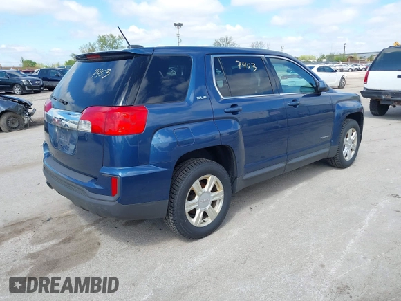 2016 GMC Terrain SLE with VIN 2GKALMEK9G6132385, listed as a IAAI auction lot 42147453 with 198,390 mi miles and . Bid and sale history available at carsss.com. Image 4.