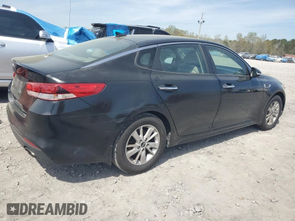 2016 Kia Optima LX with VIN 5XXGT4L31GG048750, listed as a Copart auction lot 51019075 with 168,332 mi miles and Clean Title. Bid and sale history available at carsss.com. Image 3.