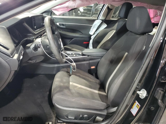 2022 Hyundai Sonata SEL with VIN KMHL64JA9NA173927, listed as a Copart auction lot 46464105 with 45,399 mi miles and Salvage Title. Bid and sale history available at carsss.com. Image 7.