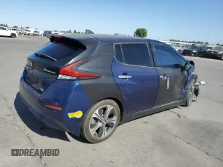 2021 Nissan LEAF SV with VIN 1N4AZ1CVXMC552736, listed as a Copart auction lot 63552015 with 54,660 mi miles and Clean title. Bid and sale history available at DreamBid. Image 3.