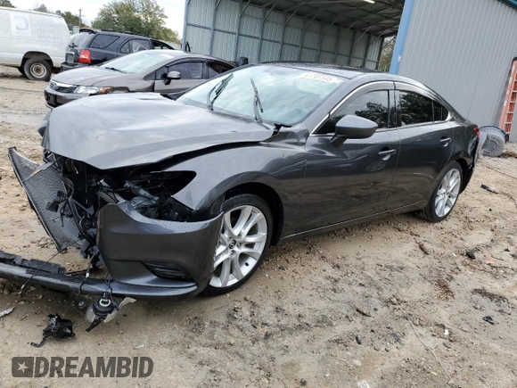 2014 Mazda 6 i Touring with VIN JM1GJ1V64E1148331, listed as a Copart auction lot 41701545 with 158,247 mi miles and Salvage Title. Bid and sale history available at DreamBid. Image 1.