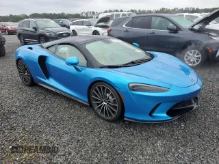 2020 McLaren GT with VIN SBM22GCA6LW000609, listed as a Copart auction lot 81323804 with Not Provided miles and Non Repairable. Bid and sale history available at carsss.com. Image 4.