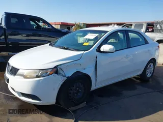 2010 Kia Forte EX with VIN KNAFU4A27A5310573, listed as a IAAI auction lot 41398134 with 167,264 mi miles. Bid and sale history available at carsss.com. Image 6.