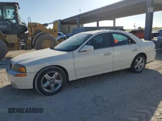 2002 Lincoln LS w/Base Pkg with VIN 1LNHM86SX2Y619333, listed as a Copart auction lot 84444434 with 0 mi miles and Clean Title. Bid and sale history available at carsss.com. Image 1.
