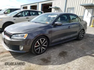 2012 Volkswagen Jetta GLI Autobahn with VIN 3VW4A7AJ3CM016349, listed as a Copart auction lot 55487155 with 113,805 mi miles and Salvage title. Bid and sale history available at DreamBid. Image 1.