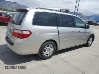 2007 Honda Odyssey EX-L with VIN 5FNRL38667B437022, listed as a Copart auction lot 56135825 with 183,864 mi miles and Clean Title. Bid and sale history available at carsss.com. Image 3.