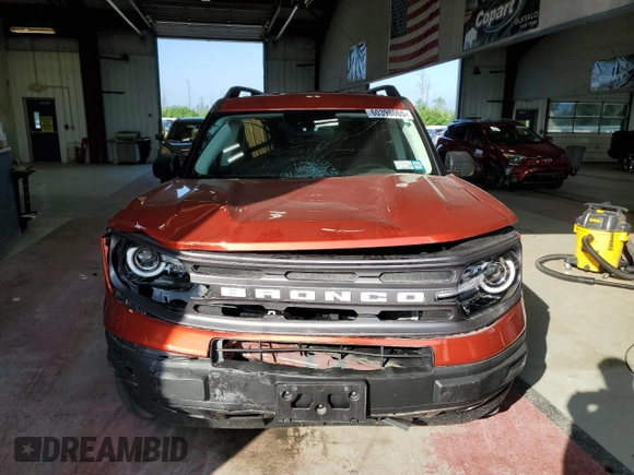 2023 Ford Bronco Sport Big Bend with VIN 3FMCR9B6XPRD64165, listed as a Copart auction lot 60398065 with 8,535 mi miles and Salvage title. Bid and sale history available at DreamBid. Image 5.