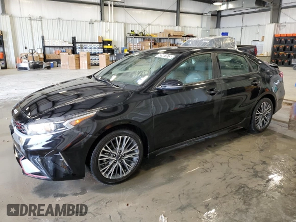2023 Kia Forte GT-Line with VIN 3KPF54AD2PE669411, listed as a Copart auction lot 53907675 with 41,951 mi miles and Clean Title. Bid and sale history available at carsss.com. Image 1.
